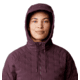 Mountain Hardwear Stretchdown Light Full Zip Hoody - Women's, Blackberry, M, 2077681-513-M