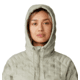 Mountain Hardwear Stretchdown Light Full Zip Hoody - Womens, White Sage Vapors Print, Mantis Green, Small, 2077681341-S