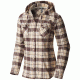 Mountain Hardwear Stretchstone Flannel Hooded Shirt - Women's-Purple Plum-Small