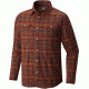 Mountain Hardwear Stretchstone Flannel Long Sleeve Shirt - Men's-Iron Oxide-X-Large