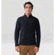 Mountain Hardwear Summit Grid 1/2 Zip Hoody - Mens, Black, Extra Large, 2050331010-XL
