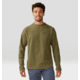 Mountain Hardwear Summit Grid Long Sleeve Crew - Mens, Combat Green, Large, 2042511353-L