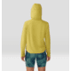 Mountain Hardwear Sunblocker Long Sleeve Hoody - Womens, Bright Olive Heather, Extra Large, 2067761351-XL