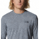 Mountain Hardwear Sunblocker Long Sleeve Top - Mens, Foil Grey Heather, Large, 2027871056-F-L
