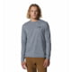 Mountain Hardwear Sunblocker Long Sleeve Top - Men's, Foil Grey Heather, S, 2027871056-F-L