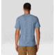 Mountain Hardwear Sunblocker Short Sleeve Shirt - Men's, Adriatic Blue Heather, L, 2027891-444-L