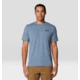 Mountain Hardwear Sunblocker Short Sleeve Shirt - Mens, Adriatic Blue Heather, M/L, 190423018482