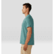 Mountain Hardwear Sunblocker Short Sleeve Shirt - Mens, Blue Pine Heather, Small, 2027891355-S