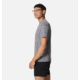 Mountain Hardwear Sunblocker Short Sleeve Shirt - Men's, Foil Grey Heather, XXL, 2027891-056-XXL