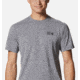 Mountain Hardwear Sunblocker Short Sleeve Shirt - Men's, Foil Grey Heather, XXL, 2027891-056-XXL