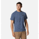 Mountain Hardwear Sunblocker Short Sleeve Shirt - Mens, Zinc Heather, Small, 2027891492-S