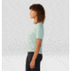 Mountain Hardwear Sunblocker Short Sleeve Shirt - Womens, Mineral Spring Heather, Large, 2067781334-L