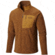 Mountain Hardwear Toasty Twill Fleece Half Zip - Men's-Golden Brown-Clearance-Small