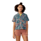 Mountain Hardwear Trail Sender Short Sleeve Top - Womens, Dark Zinc Floral Print, Small, 2067731406-S