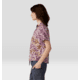 Mountain Hardwear Trail Sender Short Sleeve Top - Womens, Pink Moonstone Floral Print, Medium, 2067731556-M