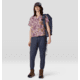Mountain Hardwear Trail Sender Short Sleeve Top - Womens, Pink Moonstone Floral Print, Medium, 2067731556-M