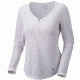 Mountain Hardwear Trekkin Thermal Long Sleeve Henley- Women's-Sea Salt-X-Small