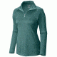 Wicked Long Sleeve Zip T - Womens-Teal Green-X-Small