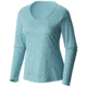 Mountain Hardwear Wicked Printed Long-Sleeve T - Women's-Heather Spruce Blue-Small
