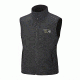 Mountain Hardwear Windstopper Tech Vest - Men's-Grill/Black-Small