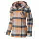 Mountain Hardwear Stretchstone Flannel Hooded Shirt - Women's-Peach-X-Large