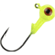 Mr. Crappie Jig Head, 1/32oz, Chartreuse, MRCJH132-1