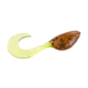 Mr. Crappie by Strike King Shadpole Curlytail, Soft Plastic Curly Tail Grub, Pumpkin Chartreuse Tail, 2in, 15-Pack, MRCSPCT-48, MRCSPCT-48