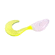 Mr. Crappie by Strike King Shadpole Curlytail, Soft Plastic Curly Tail Grub, Refrigerator White, 2in, 15-Pack, MRCSPCT-186, MRCSPCT-186