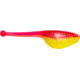 Mr. Crappie Shadpole Glo Soft Bait, Red/Chartreuse Sparkle Glow, 2in, MRCSP-187G