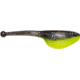 Mr. Crappie Shadpole Glo Soft Bait, Tuxedo Black/Chartreuse Glow, 2in, MRCSP-183G