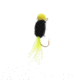 Mr. Crappie by Strike King Slab Daddy Live Hair, Hair Jig Fishing Lure, Tuxedo Black Chartreuse, 1/8oz, 2-Pack, MRCSBLHJ18-183, MRCSBLHJ18-183