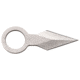 Mtech Spear Point Fixed Blade Knife w/Bead Chain, 1.75 in, 3Cr13 Stainless Steel Stainless Steel, Satin, MT-20-92S