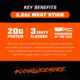 MTN OPS Big Meat Stick, Jalapeno Pepperjack, 1 Serving, 4152191301