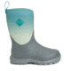 Muck Boots Element Boot - Kids, Gray/Teal Fade, 1, KEL-102-GRY-010