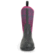 Muck Boots Hale Rubber Boots - Youth, Black/Magenta Digi Terrain Fade, 4, KBH-004-BLK-040