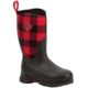 Muck Boots Rugged II Outdoor Performance Boots - Kid's, Black/Buffalo Plaid, 1, RG2-6PLD-RED-010