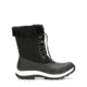 Muck Boots Women's Apres Lace Arctic Grip Boots, Black/White, 5 WALV-000-BLK-050