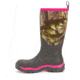 Muck Boots Woody PK - Womens, Bark/Real Tree APG/Hot Pink, 11, WWPK-RAPG-RT-110