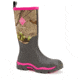 Muck Boots Woody PK - Womens, Bark/Real Tree APG/Hot Pink, 11, WWPK-RAPG-RT-110