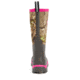 Muck Boots Woody PK - Womens, Bark/Real Tree APG/Hot Pink, 11, WWPK-RAPG-RT-110
