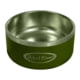 Mud River Stainless Steel Dog Food Bowl Grn, Green, 64 oz, MRDB64G