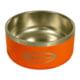 Mud River Stainless Steel Dog Food Bowl, Orange, 64 oz, MRDB64O