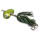 Musky Mayhem Baby Girl Musky Spinner, 2 #6 Blades, 4/0 Hook, Black Chartreuse/Chartreuse, 1.8oz, BG003