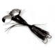 Musky Mayhem Baby Girl Musky Spinner, 2 #6 Blades, 4/0 Hook, Black Nickel, 1.8oz, BG001