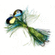Musky Mayhem Baby Girl Musky Spinner, 2 #6 Blades, 4/0 Hook, Dorado, 1.8oz, BG060