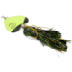 Musky Mayhem Double Cowgirl Musky Spinner, 7/0 Hooks, Black Chartreuse/Chartreuse, 10in, 2.8oz, DC003