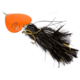 Musky Mayhem Double Cowgirl Musky Spinner, 7/0 Hooks, Black Orange, 10in, 2.8oz, DC024