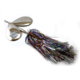 Musky Mayhem Double Cowgirl Musky Spinner, 7/0 Hooks, Rainbow Nickel, 10in, 2.8oz, DC010