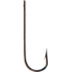 Mustad Aberdeen Hook, Long Shank, Ringed Eye, Bronze, Size 8, 10 per Pack, 3261-BR-8-10