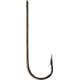 Mustad Aberdeen Hook, Long Shank, Ringed Eye, Bronze, Size 8, 10 per Pack, 3261-BR-8-10